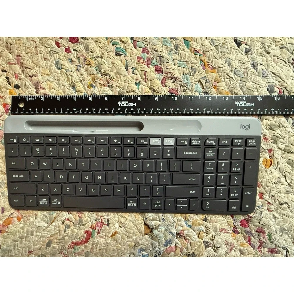 Logitech K585 Multi-Device Slim Wireless Keyboard With Dongle‎